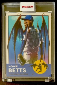 2021 Topps Project 70 Mookie Betts by Alex Pardee 1963 #842 Los Angeles Dodgers - Picture 1 of 3