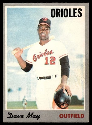 1970 O-Pee-Chee Dave May Baltimore Orioles #81 - Image 1 of 2