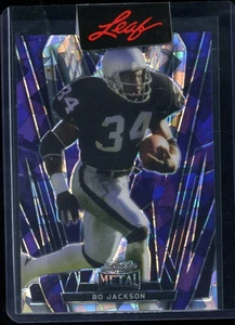 2024 Leaf Metal #D 1/1 Bo Jackson Pre-Production Proof - Bild 1 von 2