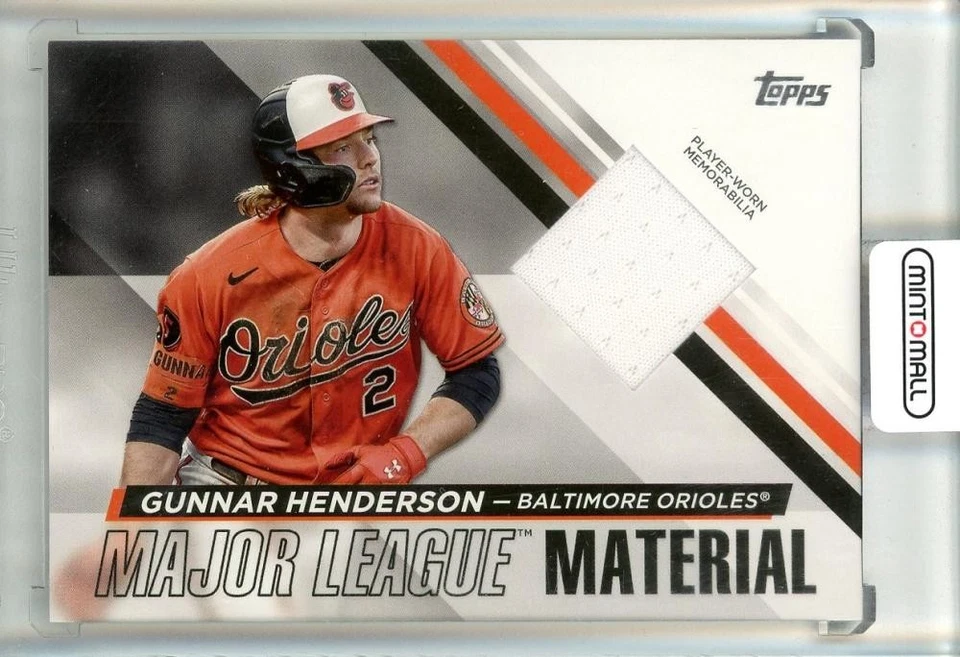 2024 Topps Gunnar Henderson Major League Material Baltimore Orioles - Image 1 of 2