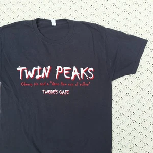 Twin Peaks Twedes Double R Cafe Cherry Pie Eule David Lynch Grafik T-Shirt Small - Bild 1 von 7