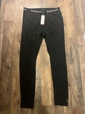 Leggings térmicos Smartwool capa base para hombre talla XL negros Foto 1 de 2