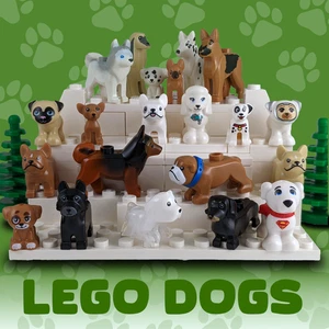 LEGO Dogs - Minifigure Scale - Dog & Puppy Figures - Choose Your Figure - Picture 1 of 92