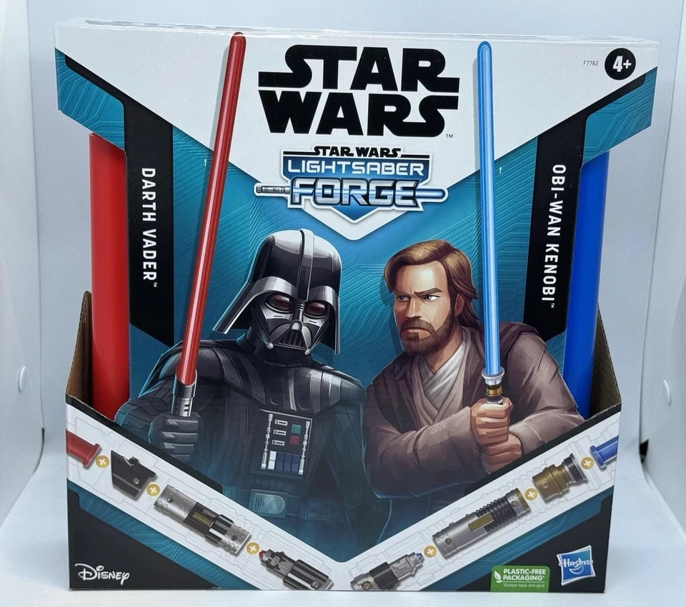 Disney Star Wars Lightsaber Forge Darth Vader Obi Wan Kenobi Set - Image 1 of 1
