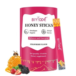 Himalayan Shilajit Honey Sticks - Energy, Health, Strength | 30pcs,Strawberry - Picture 1 of 11