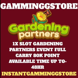 1x Slot Time-48hr GARDENING Partners Event Partner Mono_poly Go Stickers Partner - Picture 1 of 1