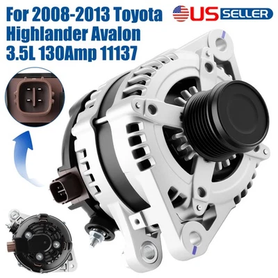 Alternador OEM #11137 130A para Lexus RX350 ES350 Toyota Highlander 3,5 L Denso Foto 1 de 4