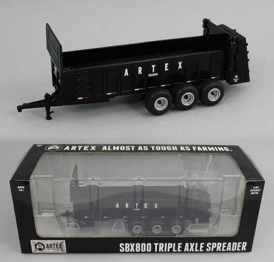 2025 SpecCast 1:64 *ARTEX* SBX800 *TRIPLE AXLE* Manure Spreader Slinger *NIB* - Image 1 of 4