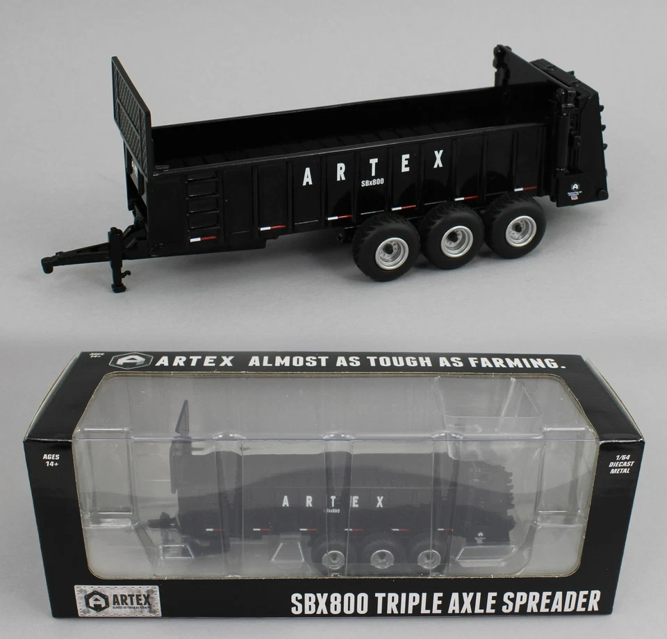 2025 SpecCast 1:64 *ARTEX* SBX800 *TRIPLE AXLE* Manure Spreader Slinger *NIB* - Image 1 of 4