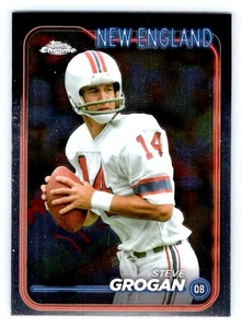 2024 Topps Chrome Football  132 Steve Grogan – New England Patriots - Bild 1 von 1