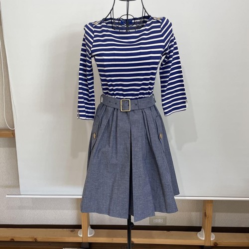 BURBERRY Abito Crestbridge Etichetta Blu Donna Moda dal Giappone