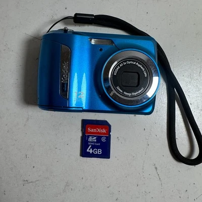 Cámara digital Kodak EasyShare C143 azul 12,0 MP 3x zoom óptico flash incorporado Foto 1 de 4