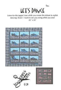 Let's Dance Quilt Pattern by Cross Cuts CC39 - Picture 1 of 2