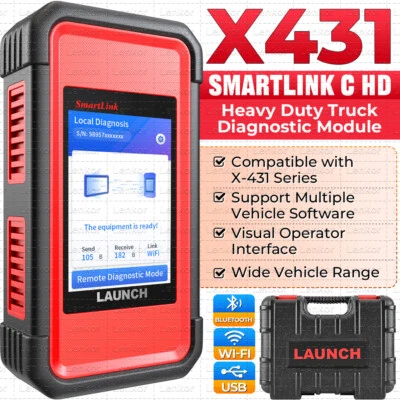 Lanzamiento X431 SmartLink C 2.0 Camión de Trabajo Pesado Nuevo Lector de Código de Energía Diagnóstico Foto 1 de 4