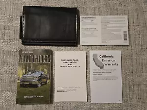 2017 Dodge RAM TRUCKS 1500 2500 3500 Owners Manual BOOKS CASE SET OEM GAS DIESEL - Picture 1 of 6