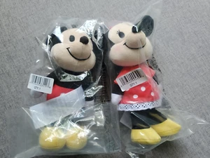 Disney nuiMOs Mickey and Minnie Mouse Set Poseable Plush New SEALED - Picture 1 of 10