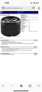 Carquest Air Filter 83184 For Chevrolet GMC Trucks 2006-2010 - Bild 1 von 6