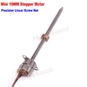 DC 5V 2-phase 4-wire Micro Mini 10mm Stepping Stepper Motor Long lead Screw Nut - Picture 1 of 5