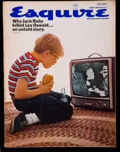 JACK RUBY Lee Oswald JFK Esquire magazine May 1967 Coca Cola GEORGE LOIS vtg TV - Picture 1 of 1