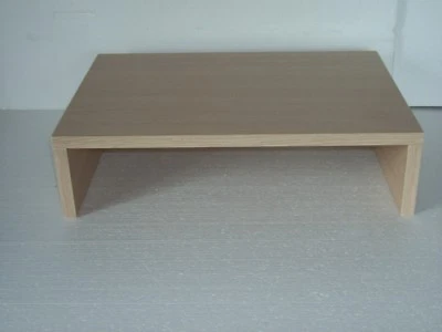 RIALZO PORTA TV SU MISURA ROVERE  PER VCR DVD  DECODER ALZATA TV  MONITOR PC - Immagine 1 di 3