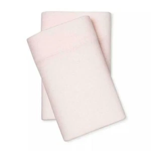Room Essentials King Size Jersey Pillowcases 21 x 41 Charming Pink - Picture 1 of 4