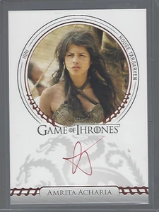 Game of Thrones Legends of the Realm Amrita Acharia (Sigil) Autograph - Bild 1 von 1