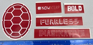Pegatinas/calcomanías con logotipo de University of Maryland Terrapins (5 opciones) - Imagen 1 de 6