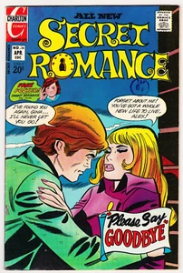 SECRET ROMANCE # 24 - PIN-UP / WAYNE HOWARD ART - VERY SCARCE CHARLTON 1973 - Picture 1 of 15