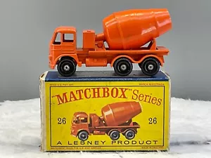 Moko Lesney Matchbox 1961 #26B Foden Cement Lorry V,N,Mint in D2box all orig,. - Picture 1 of 14
