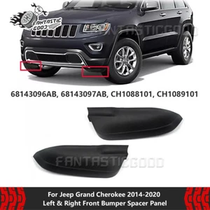 Panel espaciador de parachoques delantero izquierdo + derecho #68143096AC para Jeep Grand Cherokee 14-20 - Imagen 1 de 7