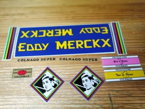 Eddy Merckx Colnago Super Molteni 1973 decal set sticker stickers stickers ステッ - Picture 1 of 12