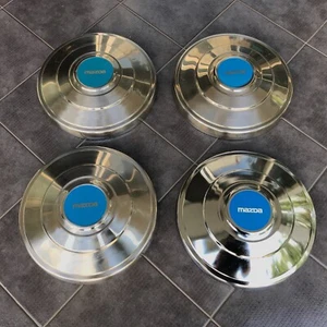 MAZDA B1600(1977) B1800 B2000 Pickup Hub Cap Wheel Cover Center Cap x 4 Pcs.NOS - Picture 1 of 12