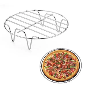 6/7/8 Inch Air Fryer Rack Stainless Steel Round Rack Basket Tray Accessories - Picture 1 of 15