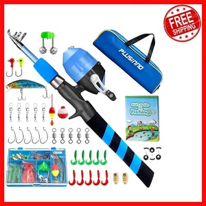 Portable Kids Fishing Pole with Tackle Box – Safe and Fun Fishing Adventure - Picture 1 of 10