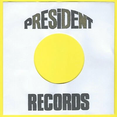 PRESIDENT RECORDS - REPRODUCTION RECORD COMPANY SLEEVES - (pack of 10)