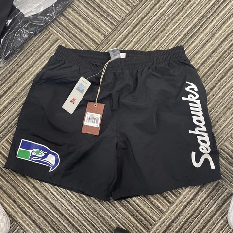 NEW MITCHELL AND NESS SEATTLE SEAHAWKS NYLON SHORT XL Cover