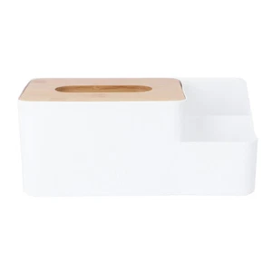 Facial Tissue Dispenser Box Office Desktop Holder Container Facial Tissue Case - Picture 1 of 12