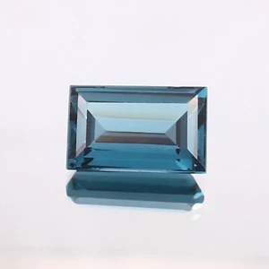 AAA Indicolite Tourmaline 11x7mm Radiant Cut | Blue Green | Mozambique - Picture 1 of 20