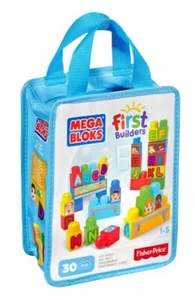 Mega Bloks First Builders Build & Learn To Spell In Storage Bag New & Sealed - Picture 1 of 3