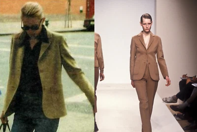 Prada Vintage Archive Fall 1996 Light Tan Blazer 40 Carolyn Bessette Kennedy - Image 1 of 4