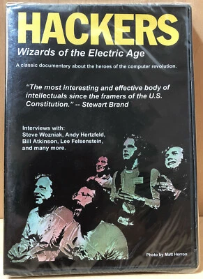Hackers Wizards of the Electronic Age DVD NEW Factory Sealed w/Typo RARE!!  - Image 1 of 4