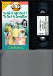 The Tale of Peter Rabbit & The Tale of Mr. Jeremy Fisher VHS (Meryl Streep) - Picture 1 of 2