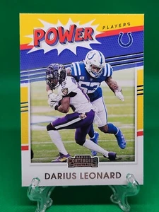 2021 Panini Contenders Power Players Darius Leonard Indianapolis Colts - Picture 1 of 2