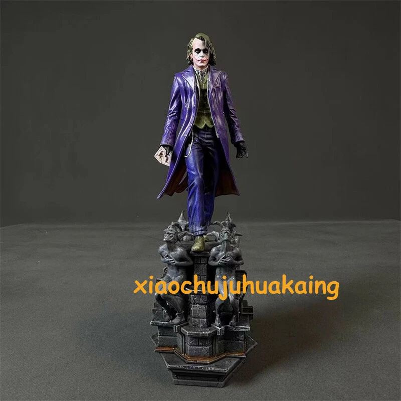 DC Comics Batman Dark Knight Heath Ledger Joker GK Resin Statue Model 30cm Toy - Image 1 of 4