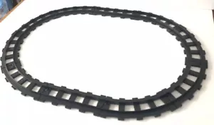 Duplo Oval Black Train Track X10 ( Curves X8 Straight X2) - Picture 1 of 3
