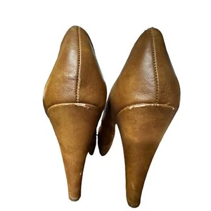 Zapato Clásico Vintage Steve Madden Tacón Grueso Marrón Gamuza Talla 8.5 Pump 1990 - Imagen 1 de 3