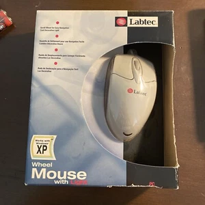 Labtec Wheel Mouse With Light PS/2 Connection XP New - Picture 1 of 3