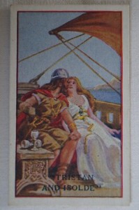 Grand Opera Series Vintage 1924 Pre WWII W.M. Ruddell Card Tristan & Isolde