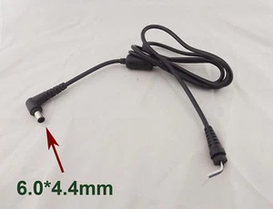 DC Tip Plug 6.0mm x 4.4mm Connector Adapter With Cord Cable for Sony Laptop 1.2m - Picture 1 of 7