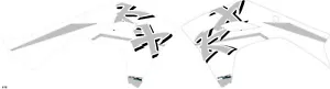 250/450KxF - FRESH KAWASAKI SHROUD GRAPHICS DECALS KIT 21mil Thick - Picture 1 of 6